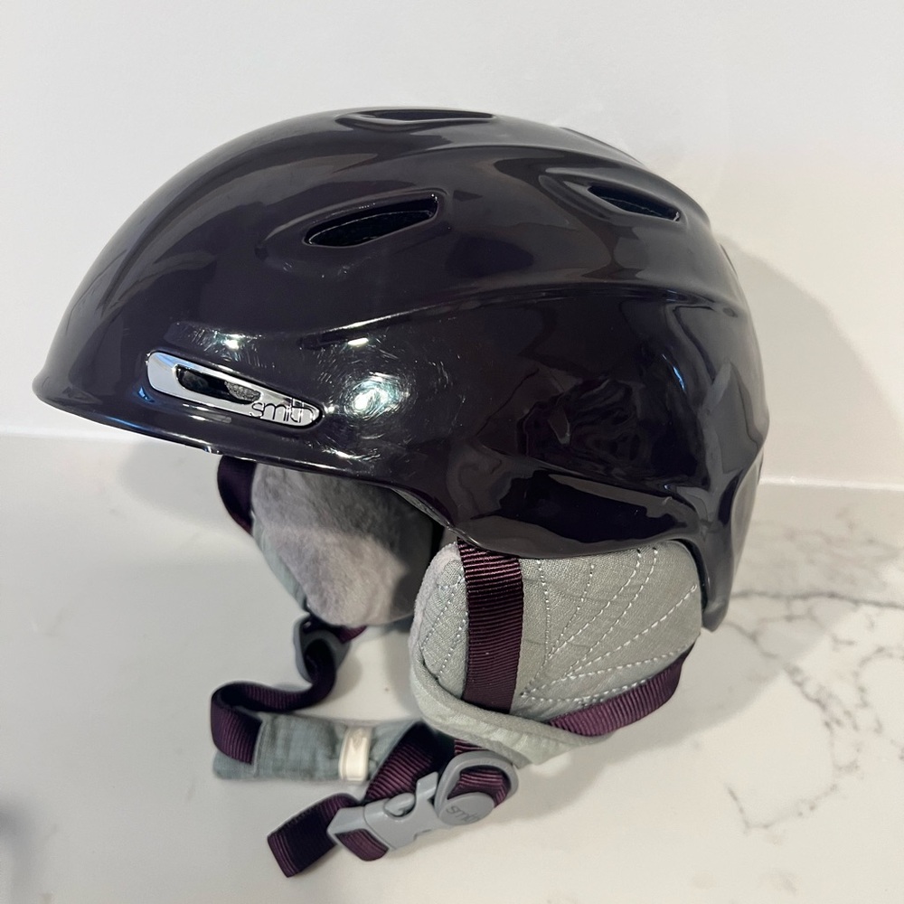 Kids SMITH Ski Helmet Deep Purple